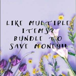 Bundle two or more and I’ll offer you a deal!!!